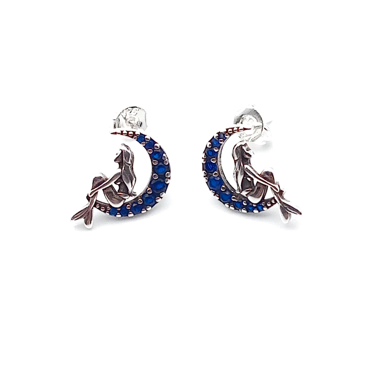 Mermaid Moon Earrings