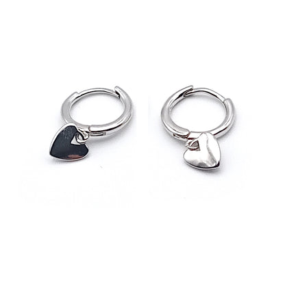 Love Heart Hoop Earrings