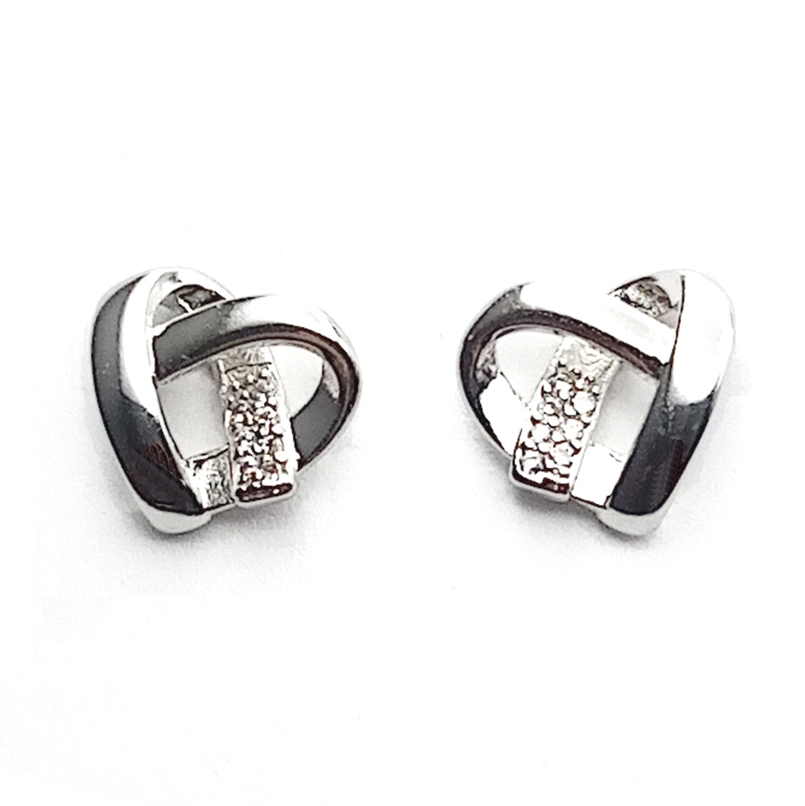 Celtic Knot Heart Earrings