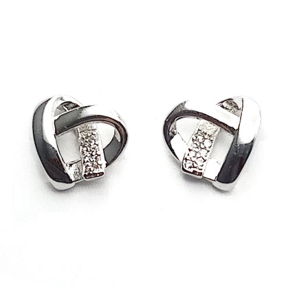 Celtic Knot Heart Earrings