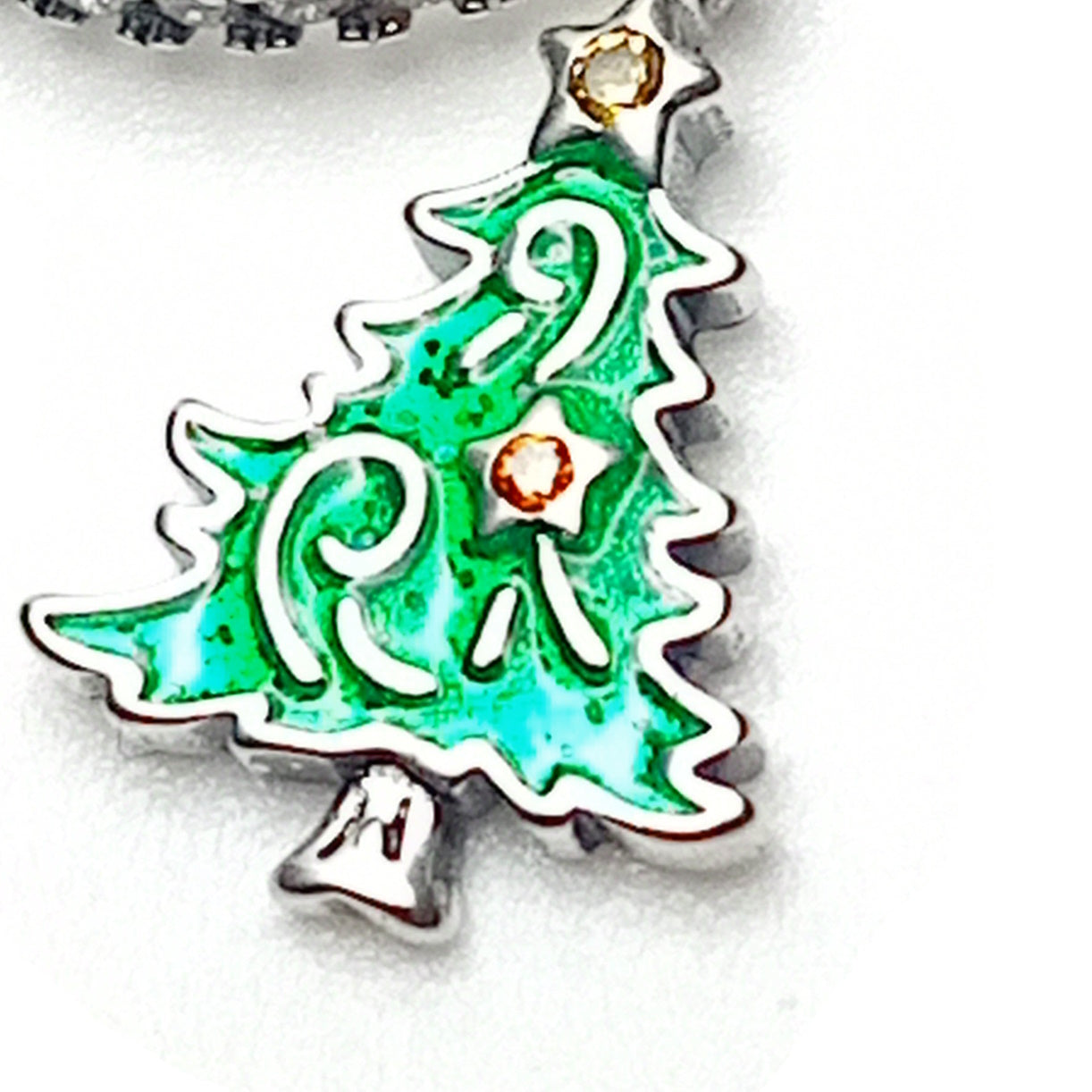 Christmas Tree and Santa Hoop Earrings