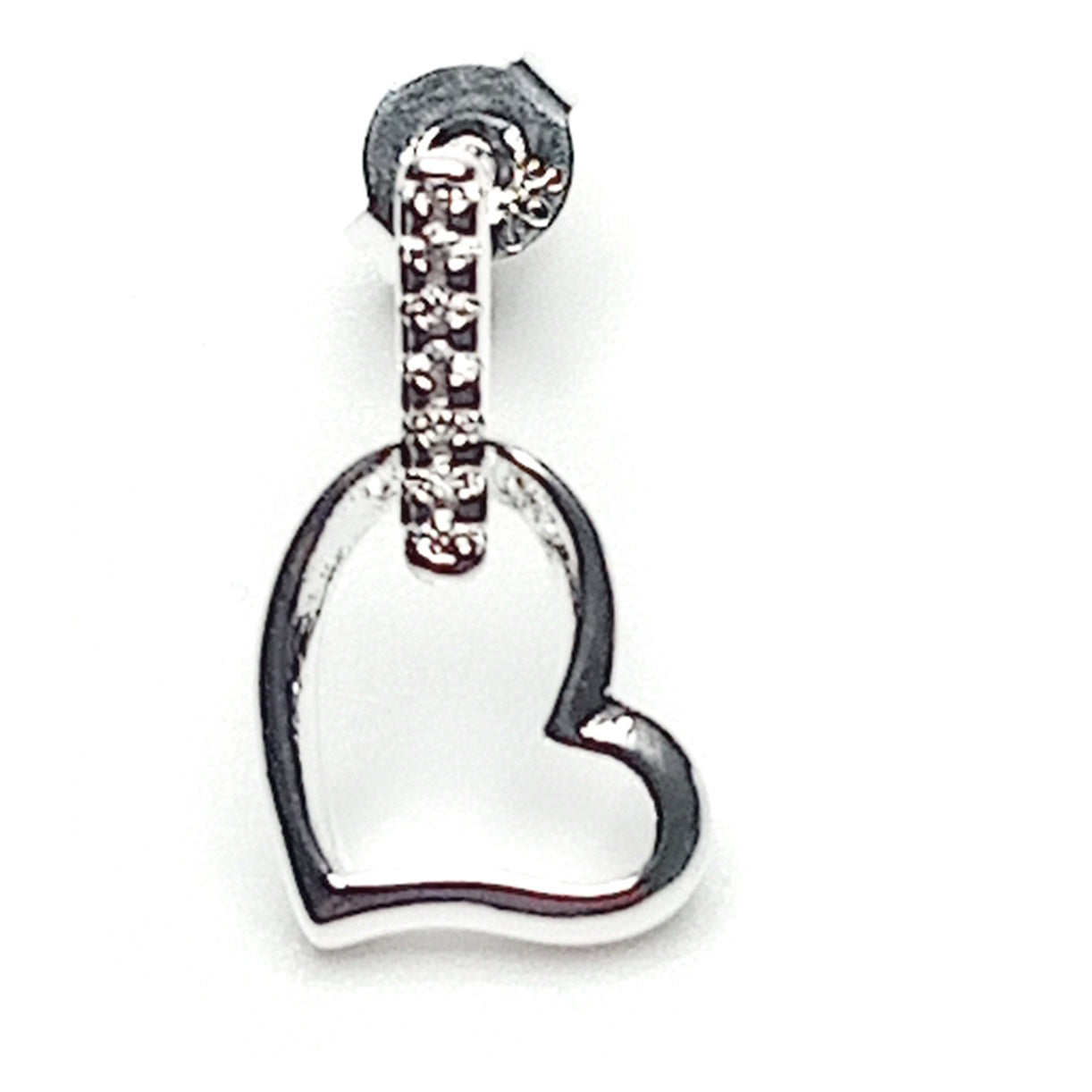 Love heart Diamante Earrings