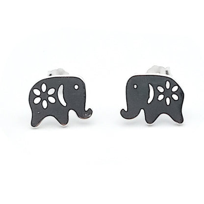 Elephant Stud Earrings