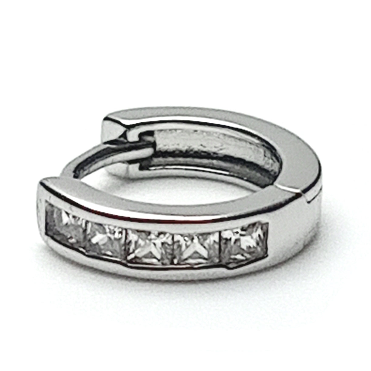 Diamante Hoop Earrings