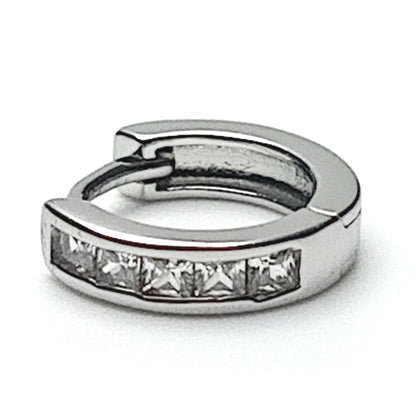Diamante Hoop Earrings
