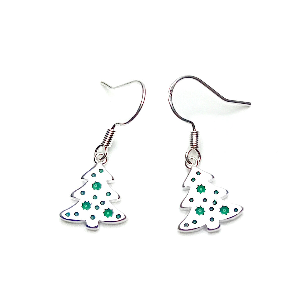 Christmas Tree Drop Earrings