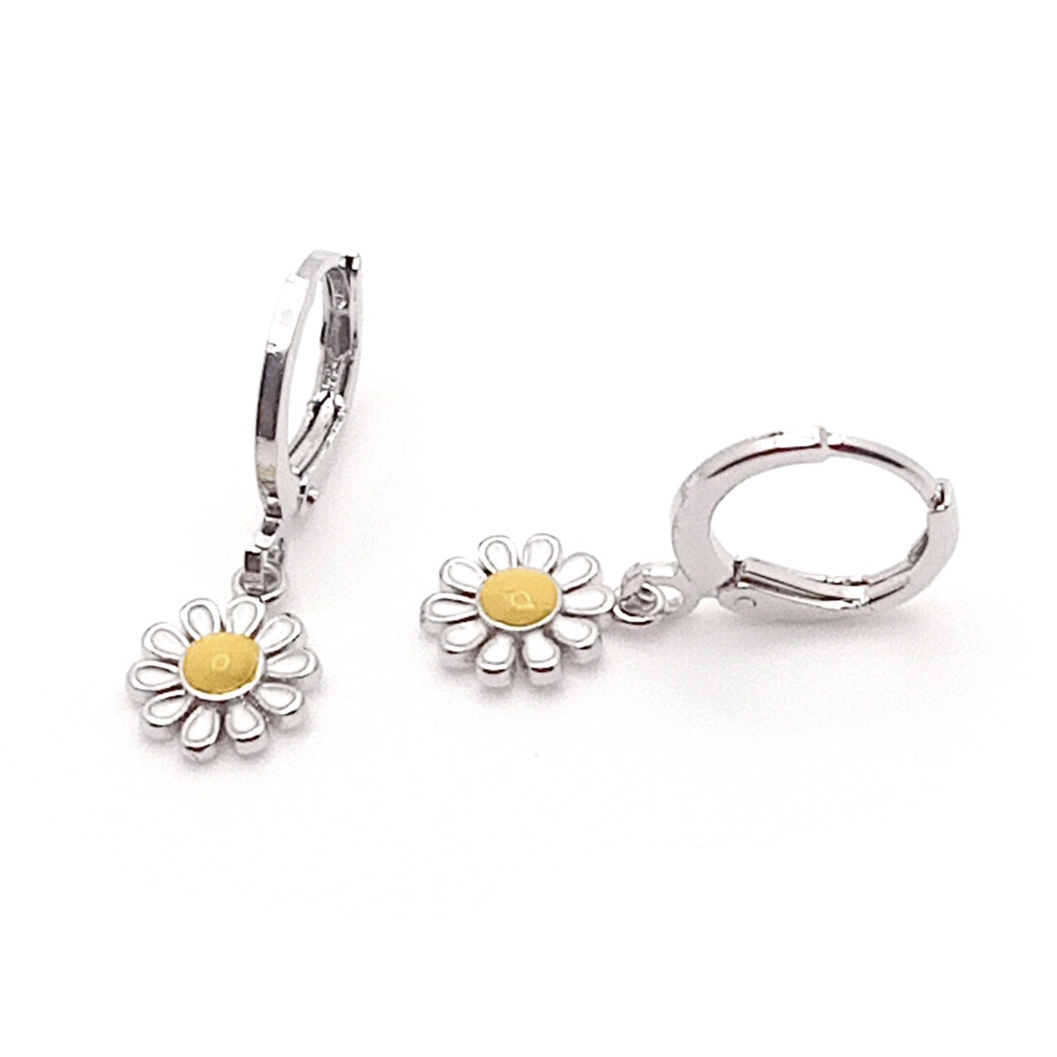 Daisy Hoop Earrings