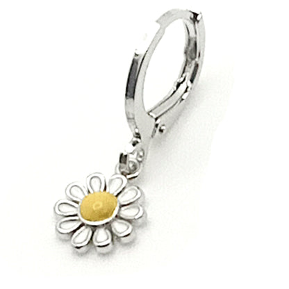 Daisy Hoop Earrings