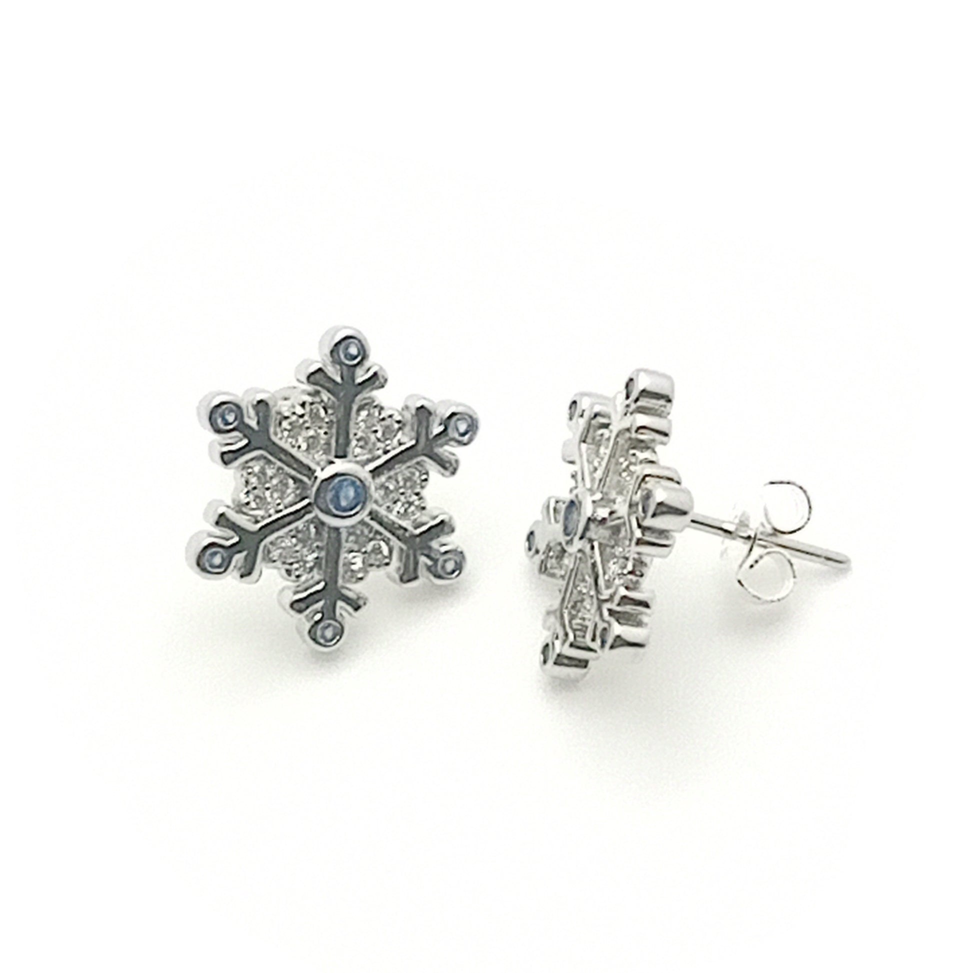 Snowflake Stud Earrings