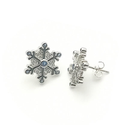 Snowflake Stud Earrings