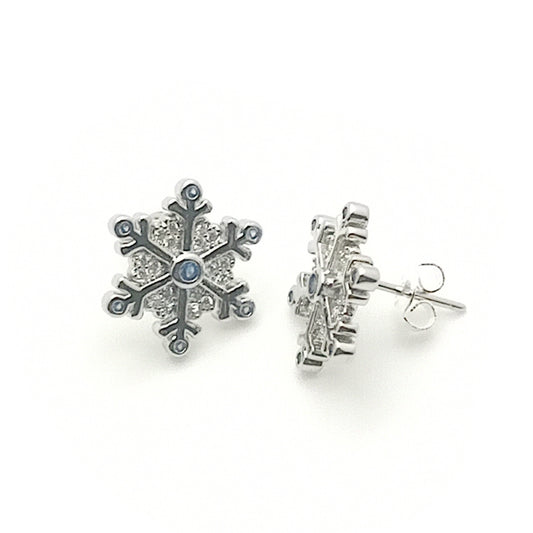 Snowflake Stud Earrings