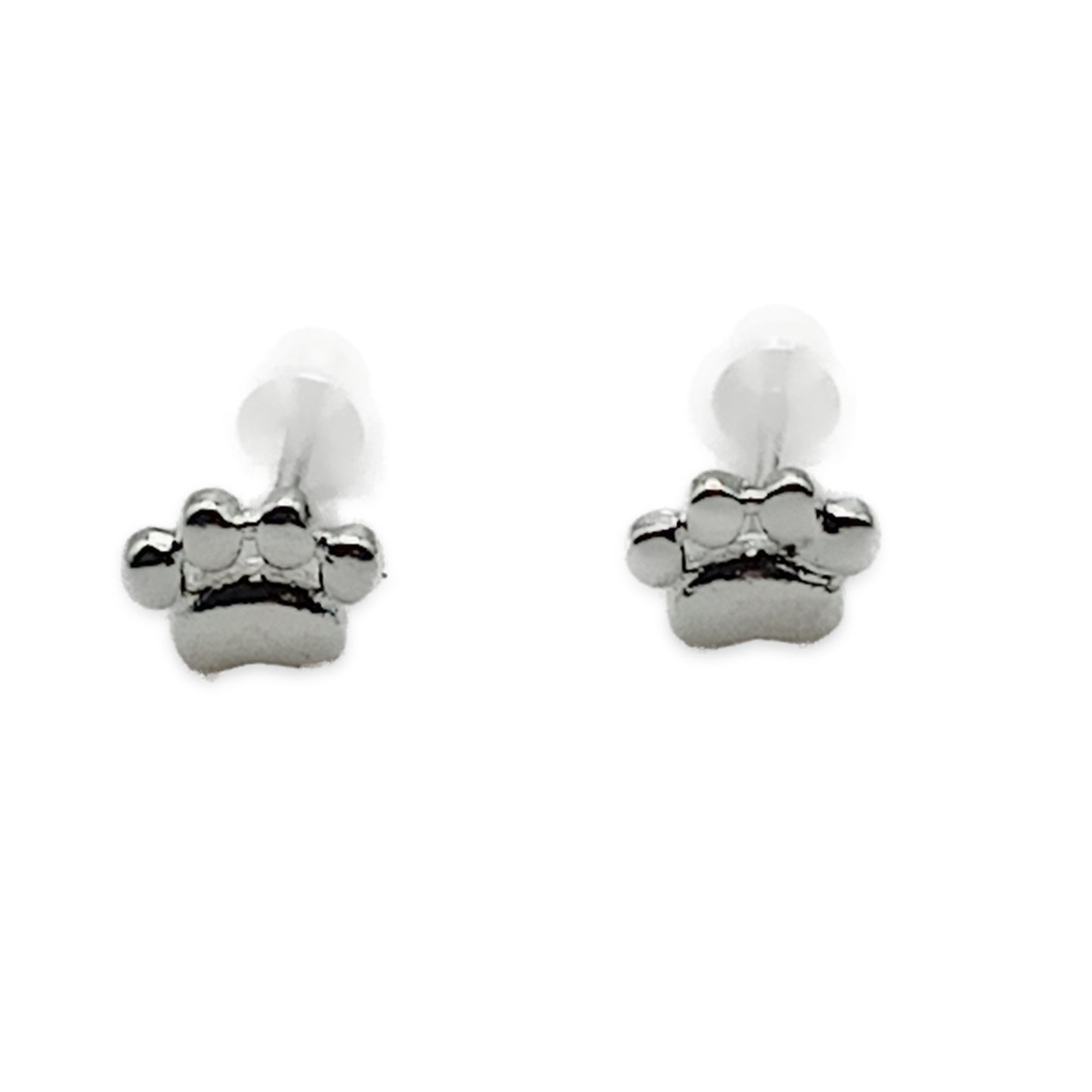 Paw Print Stud Earrings