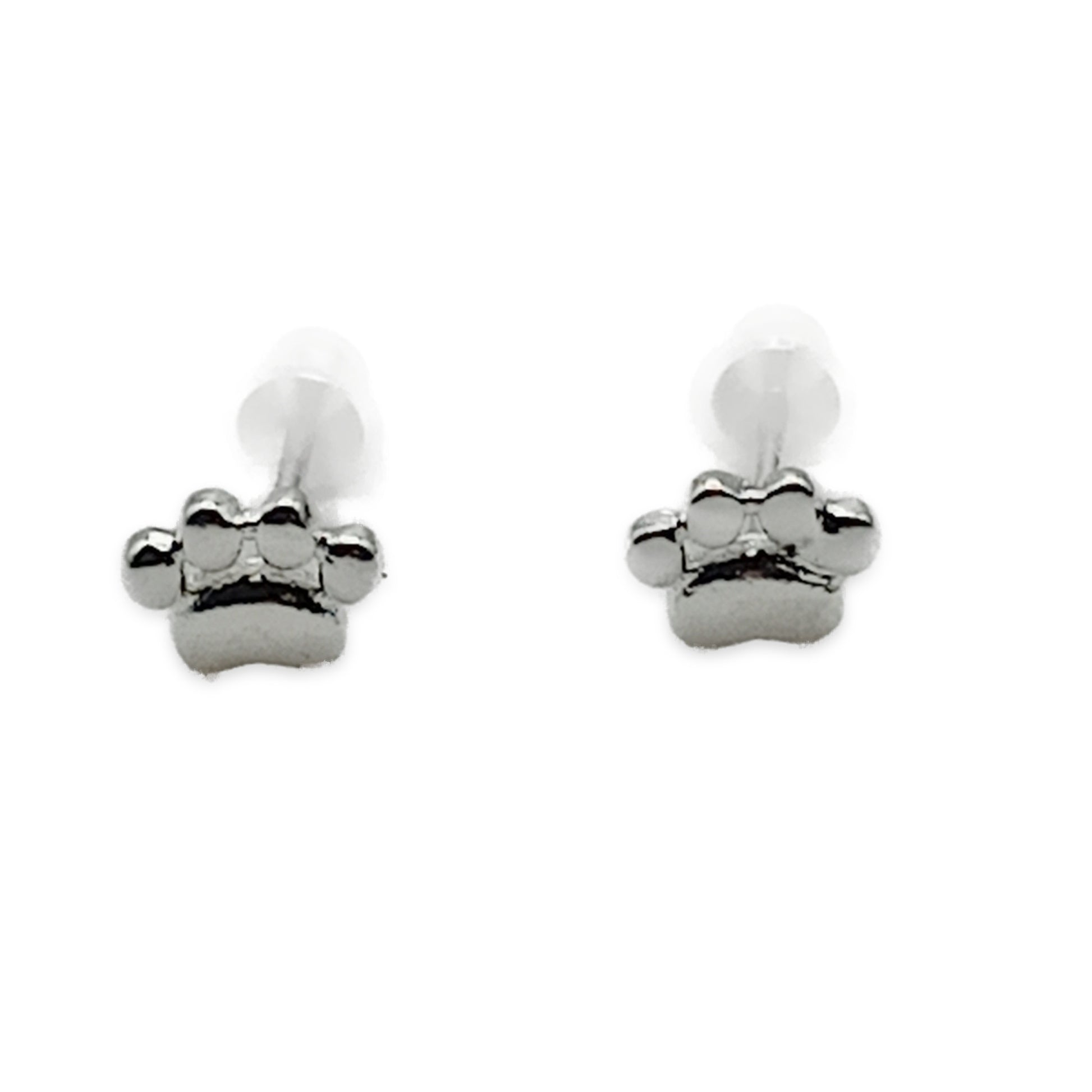 Paw Print Stud Earrings