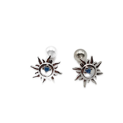 Diamate Sun Stud Earrings