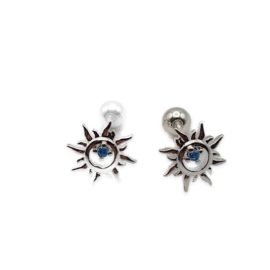 Diamate Sun Stud Earrings