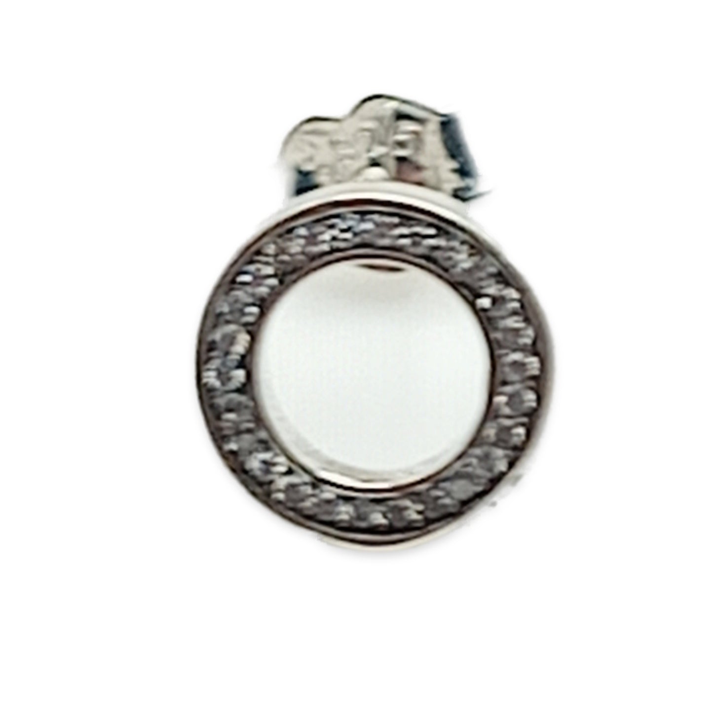 Outline Circle Diamante Earrings