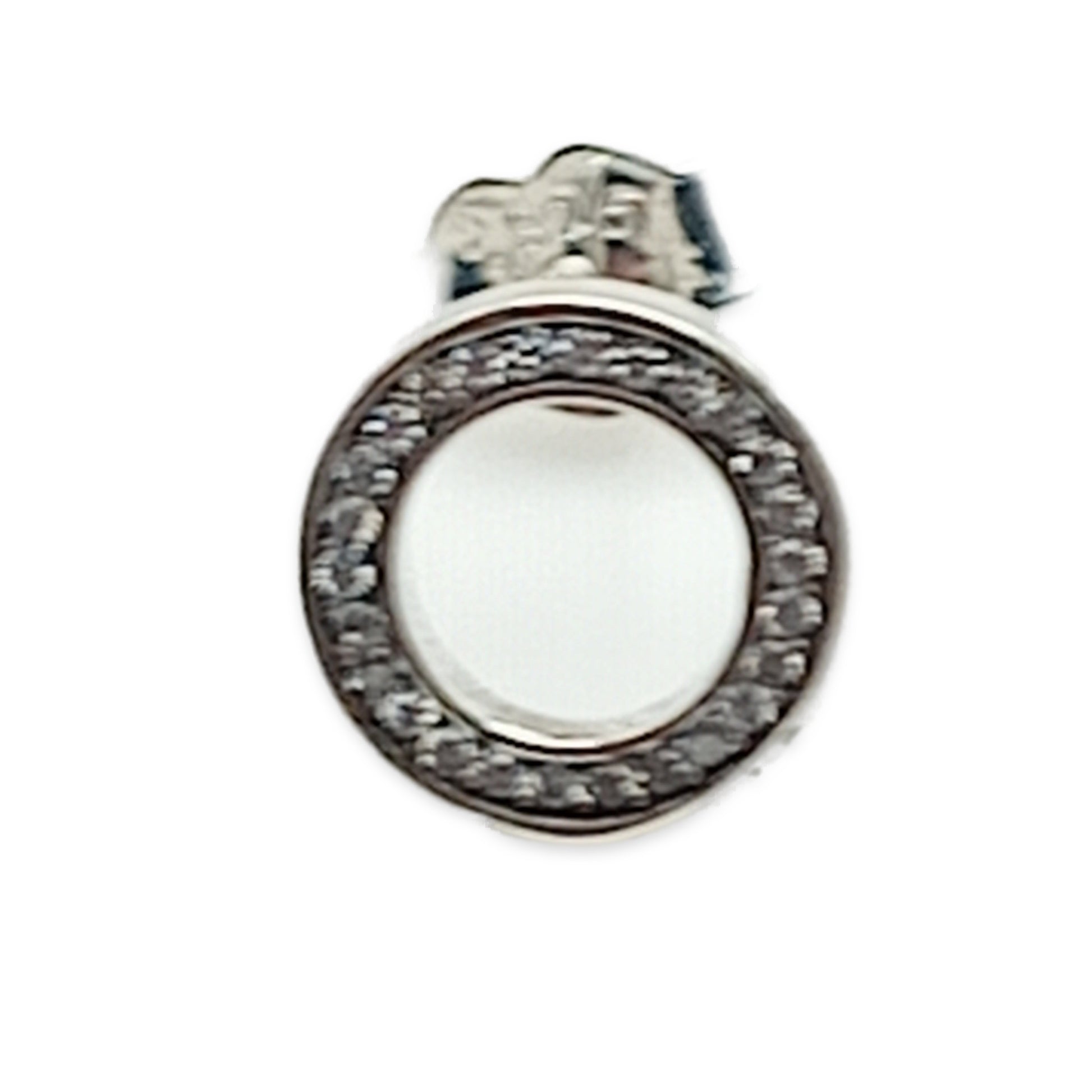 Outline Circle Diamante Earrings