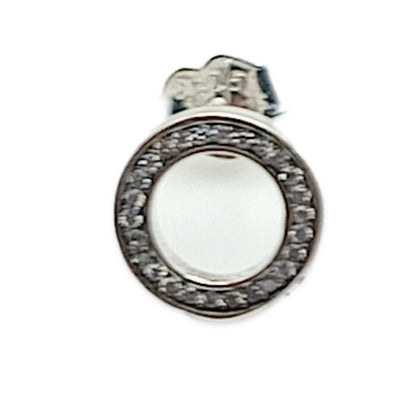 Outline Circle Diamante Earrings