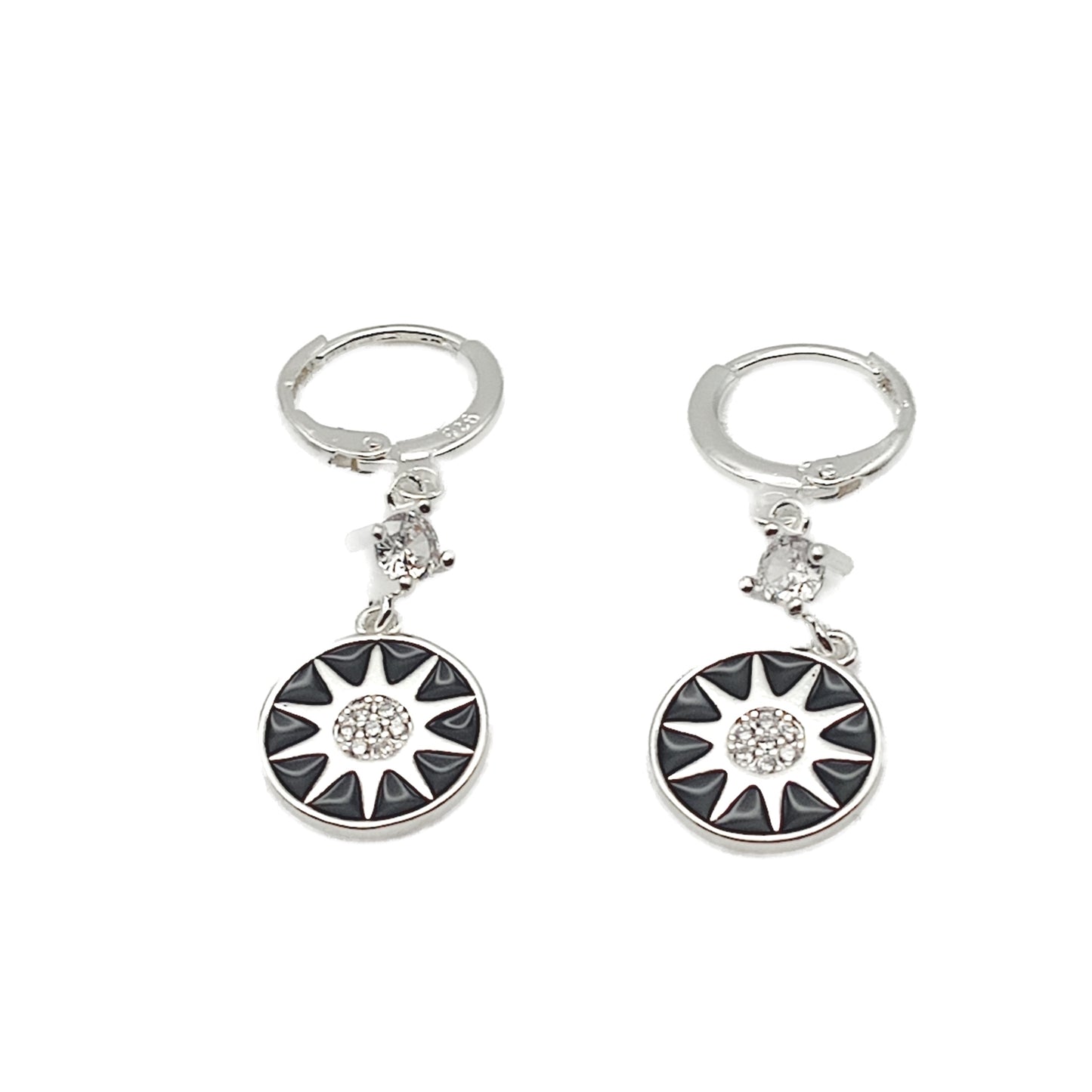 Starburst Flower Drop Earrings