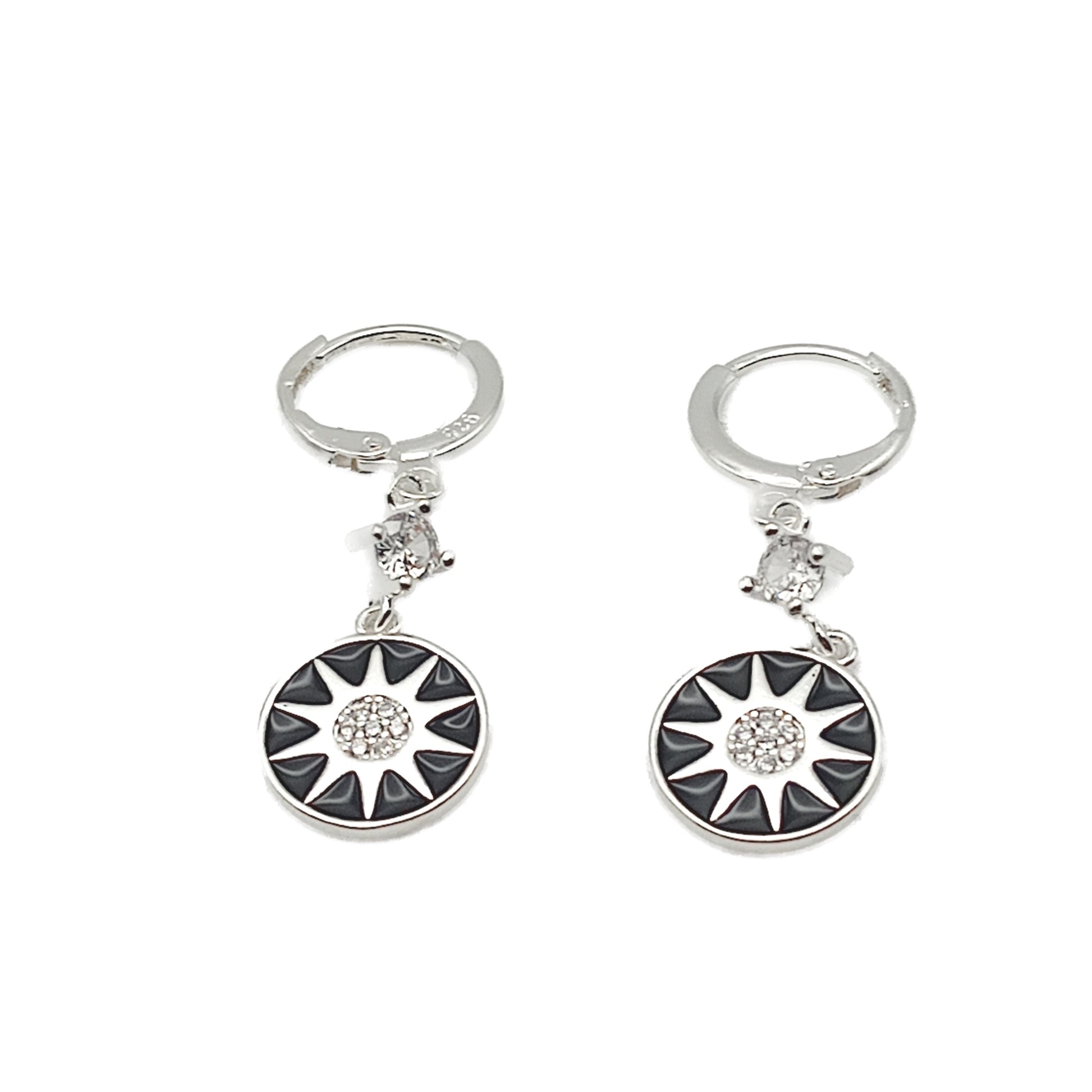 Starburst Flower Drop Earrings