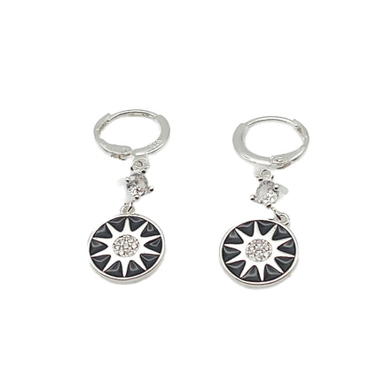 Starburst Flower Drop Earrings