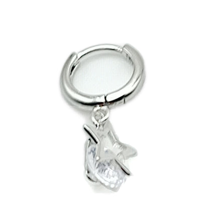 Star Hoop Earrings