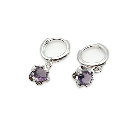 Crystal Hoop Earrings