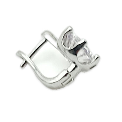 Crystal Leverback Earrings
