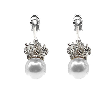 Pearl Leverback Earrings