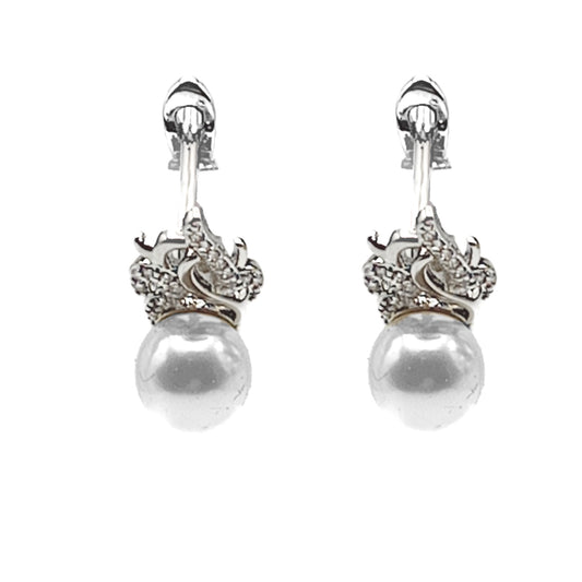 Pearl Leverback Earrings