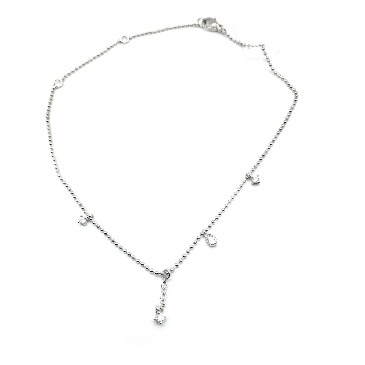 Crystal Charm Anklet