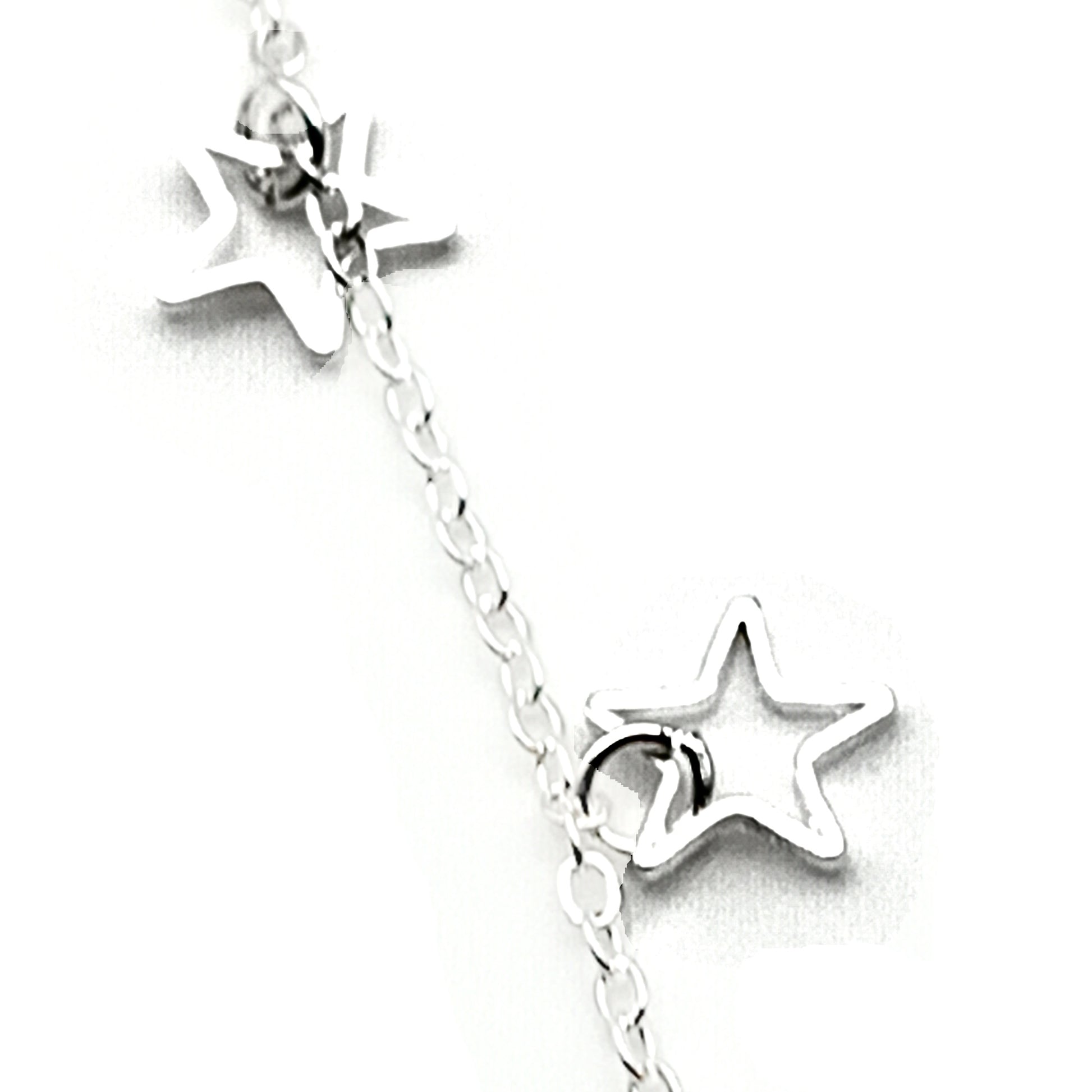 Outline Star Charm Anklet 