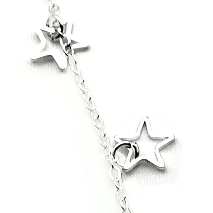 Outline Star Charm Anklet 
