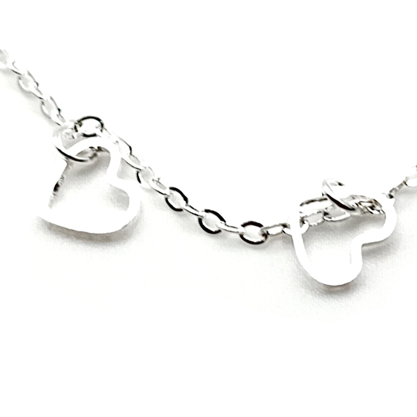 Outline Heart Anklet