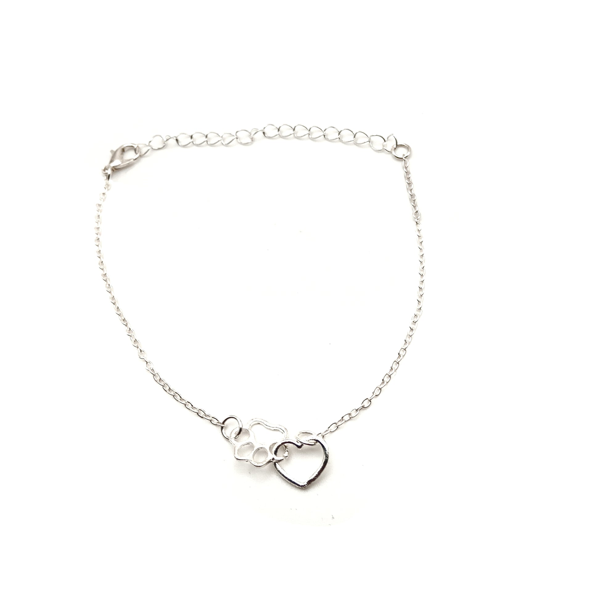 Paw Print Anklet