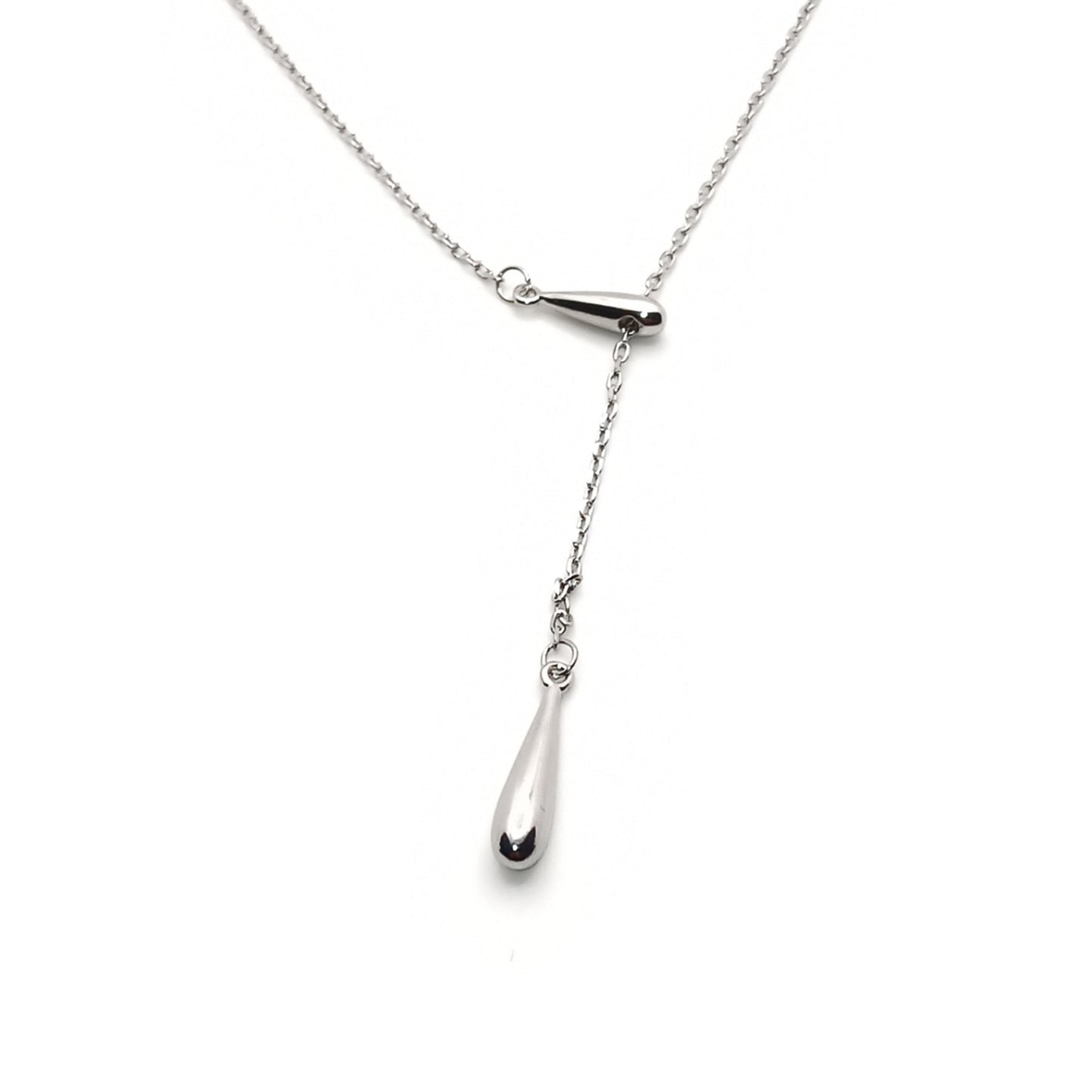 Droplet Lariat Necklace