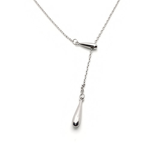Droplet Lariat Necklace