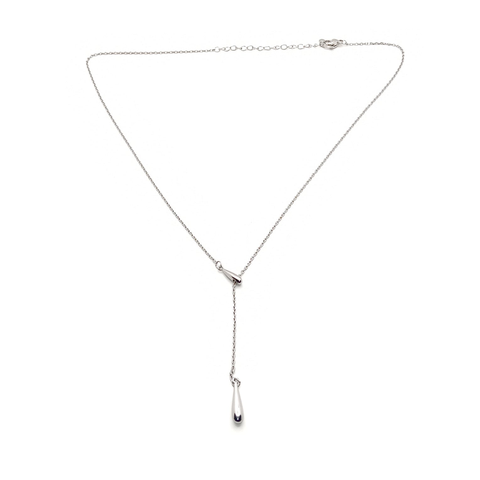 Droplet Lariat Necklace