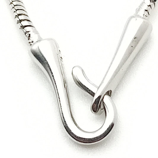 Shepherd's hook necklace