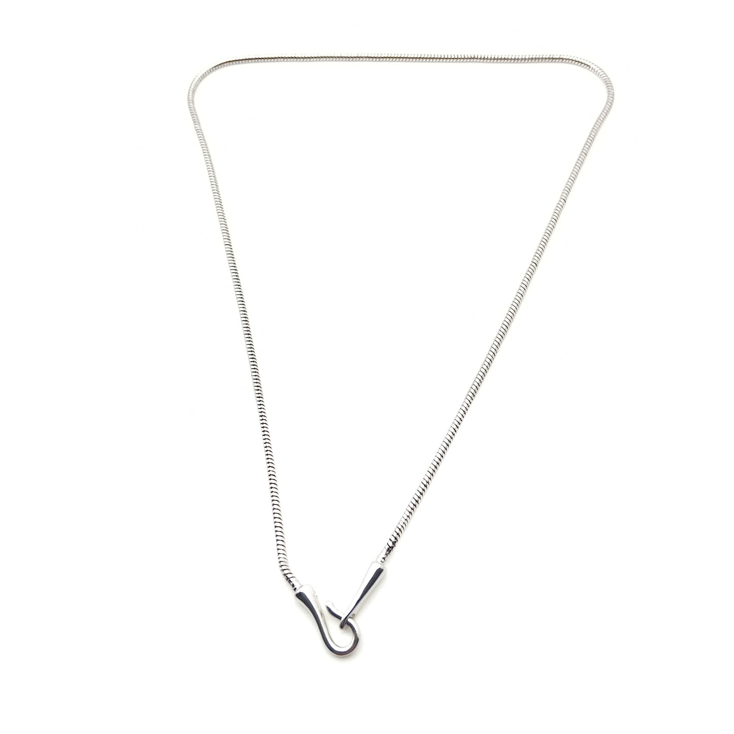 Shepherd's hook necklace