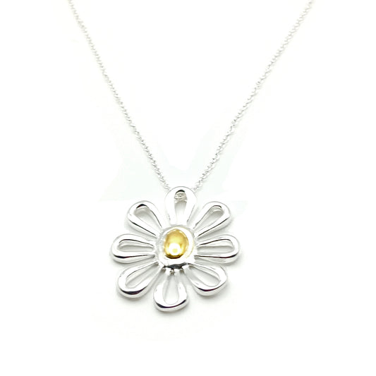 Outline Flower Necklace