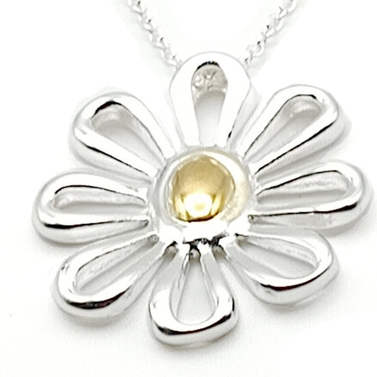 Outline Flower Necklace