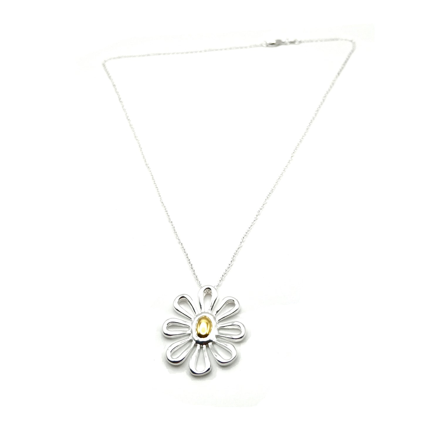 Outline Flower Necklace
