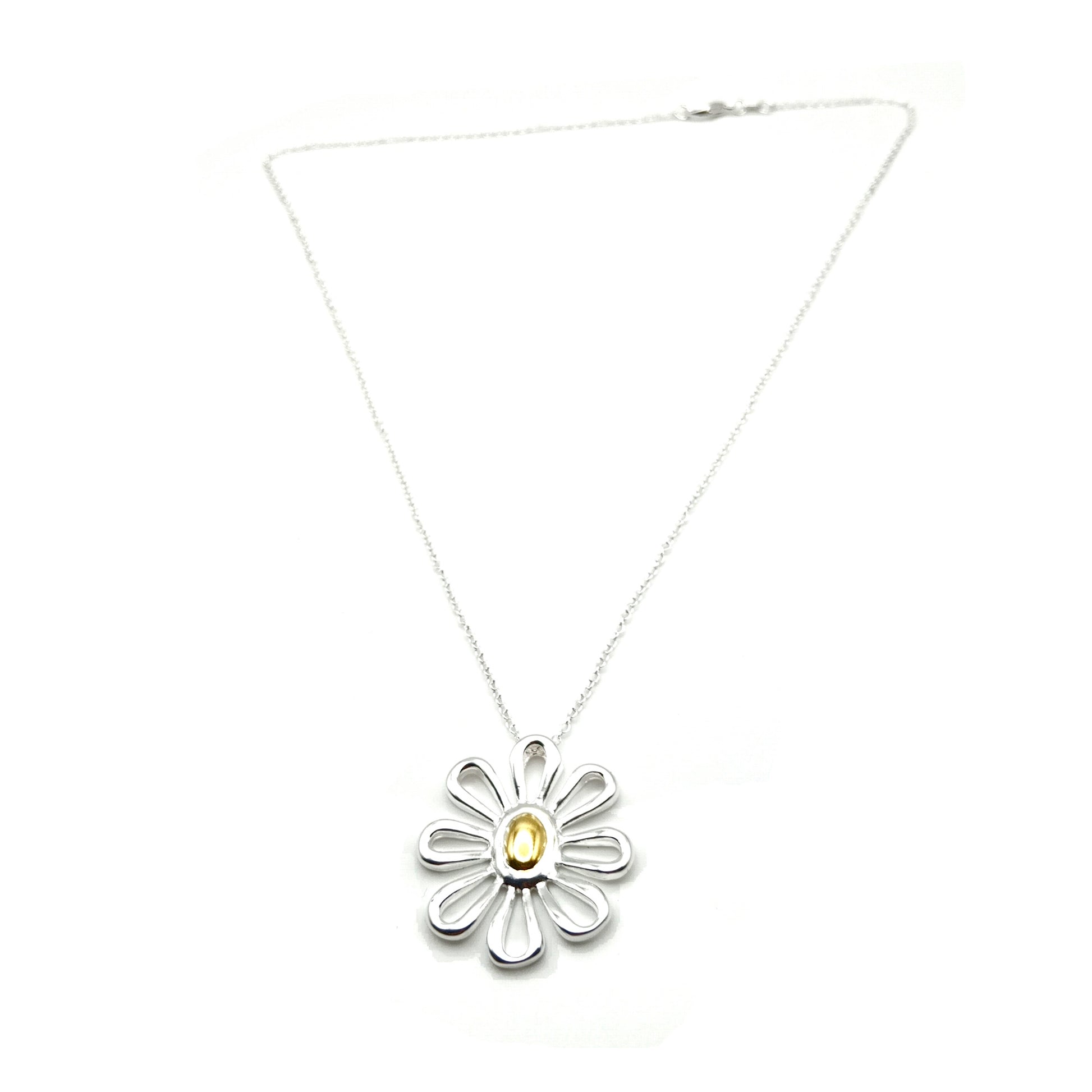 Outline Flower Necklace