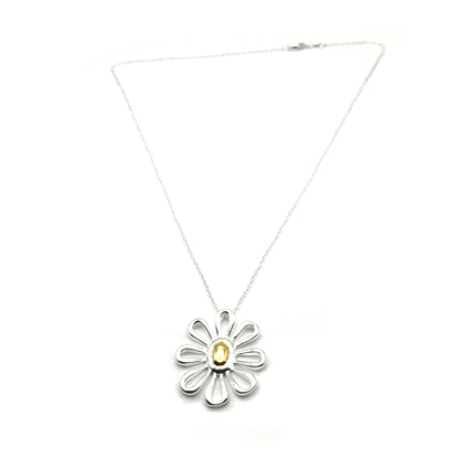 Outline Flower Necklace